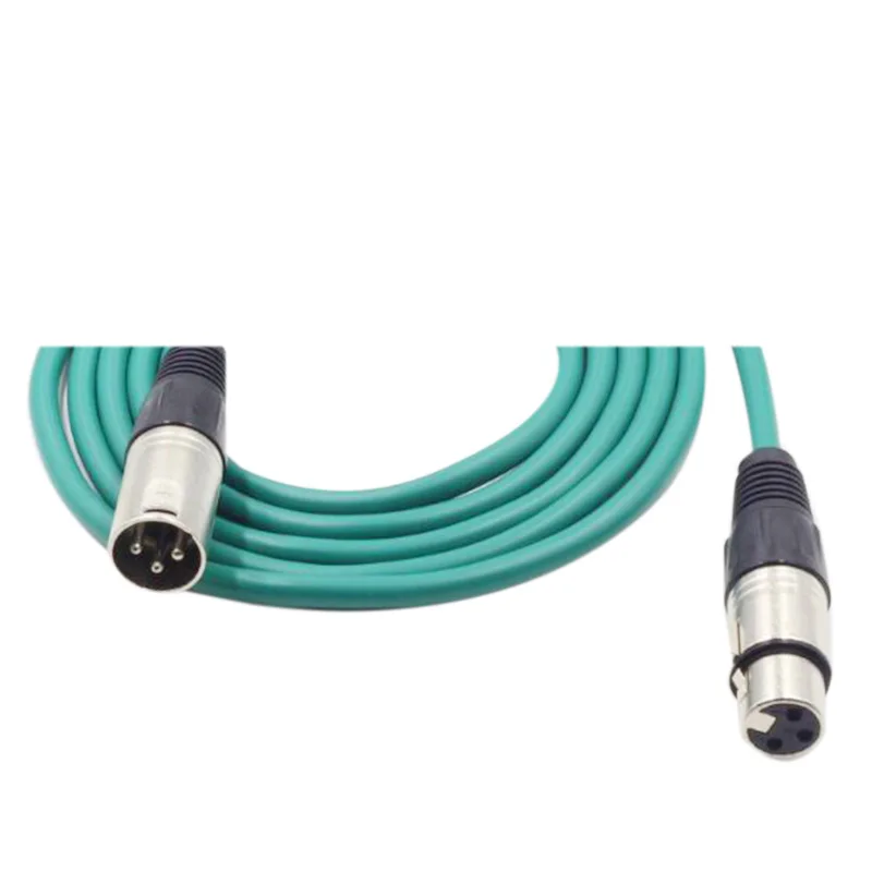 MSOR XLR микрофон 6 м зеленый кабель| |