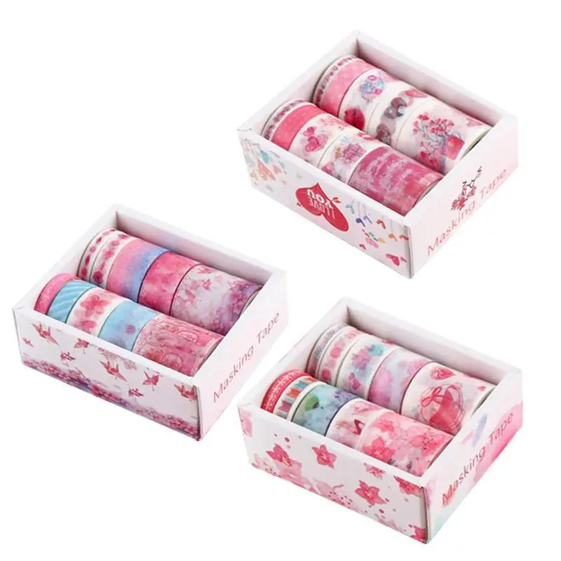 

Flower Petals Washi Tape Decor Masking Tape Fragrance Sakura Washi Tape Scrapbooking Diary Paper Stickers Masking Washi Tape