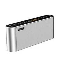 Bluetooth Speaker Portable Wireless Handsfree Pocket Audio Speaker Subwoofer HiFi Led Display with Mic TF FM Radio Music Player