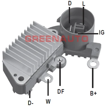

14V New Alternator Voltage Regulator 126000-0850 126000-1370 For GM, ISUZU For Alternator OEM 100211-4130 100211-4260 8944497810