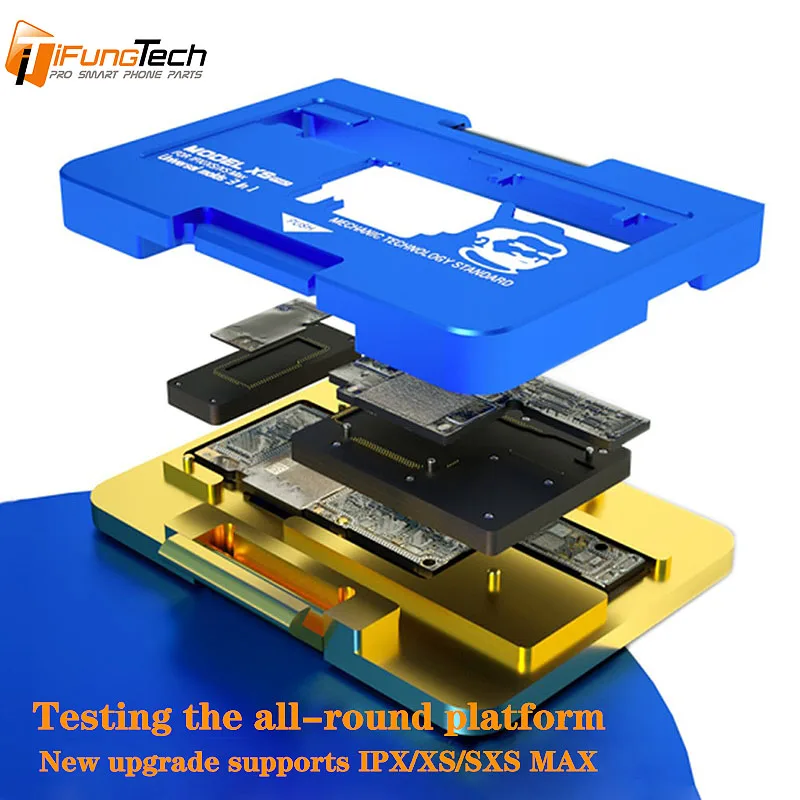 New upgrade XS Pro iSocket PCB motherboard bracket fixture for iPhone X MAX upper and laminate tester maintenance | Мобильные