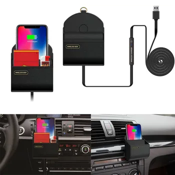 New Wireless Charger Storage Box Car Charging Dock Station for iPhone for Samsung S9 Note 9 for LG G7  For Iphone XSXS MaxXR