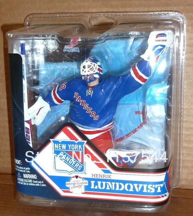 McFarlane TOYS NHL Vintage Ice Hockey 6'' action figure HENRIK LUNDQVIST-in Action & Toy Figures