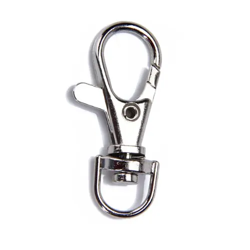 10pcs Swivel hooks accessories for DIY Keychain crafts silverin Key