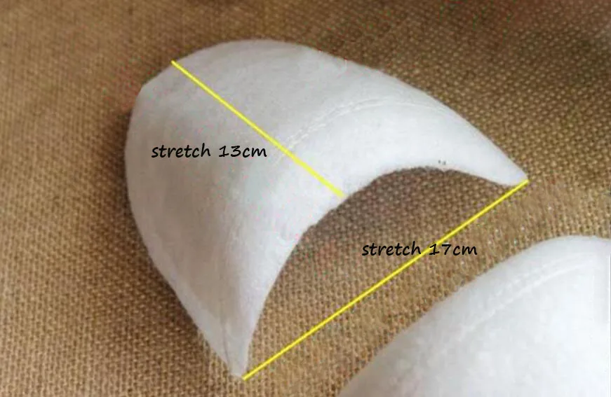 Белые 20 пар, тонкие, толщина 3 мм, хлопковые подплечники, модное платье, костюм, украшение, белые подплечники A0022L