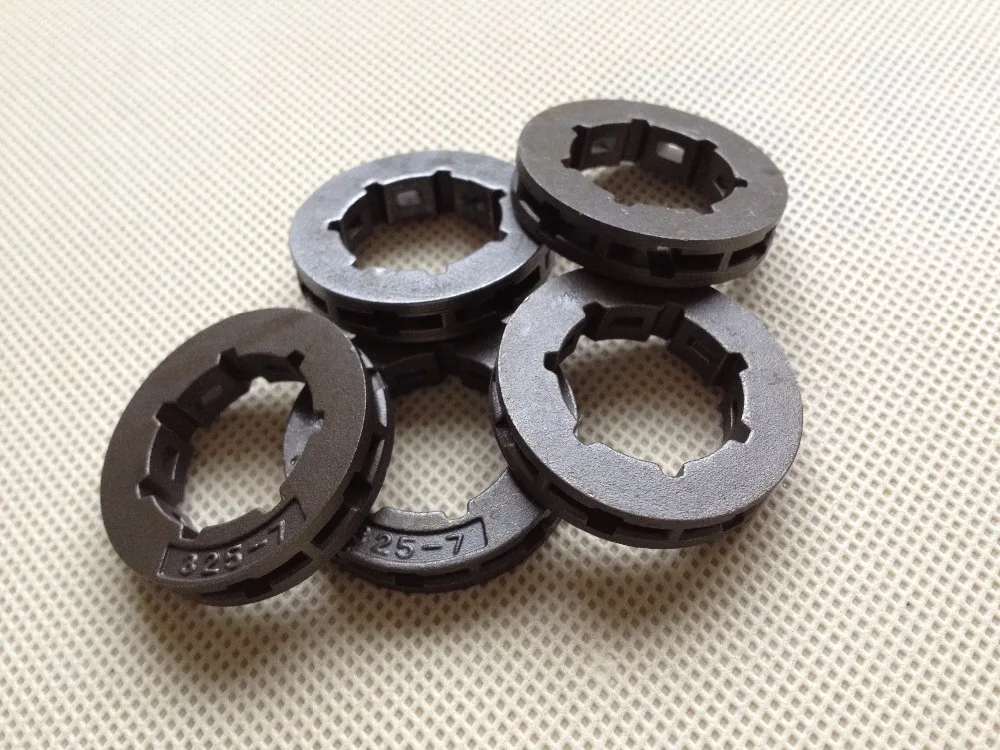 

2PCS Tool Parts Metal Spare Part Chain Saw Sprocket Rim Power Mate .325-7T for chainsaw