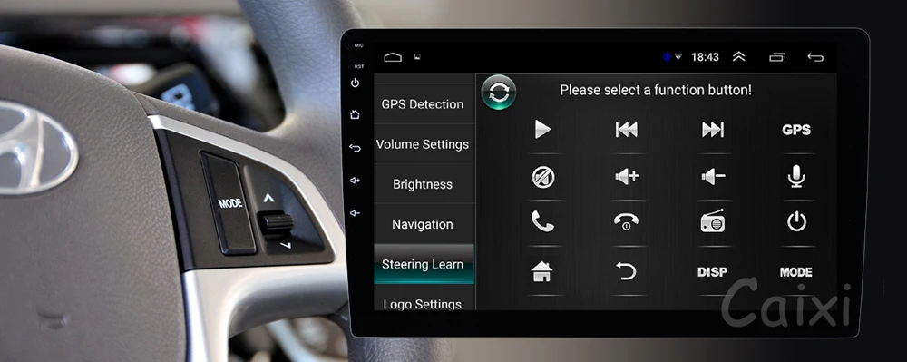 CAIXI 2 din Android 8,1 Автомагнитола для hyundai Solaris Verna 2011 2012 2013- gps навигация автомобильный мультимедийный слой