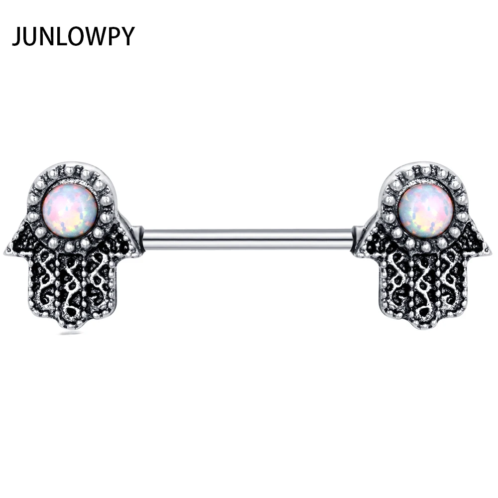 

JUNLOWPY Mix 3 Colors 18pcs Double Finger Nipple Barbell Ring Stainless Piercing Ear Bar Body Jewelry Earring Tragus Cartilage