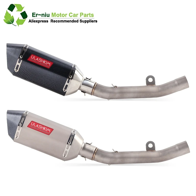 

Full System Exhaust Slip On For kawasaki Z800 Z 800 Motorcycle Exhaust Muffler Escape Middle Mid Contact Pipe DB Killer