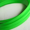 Gaine d'isolation extensible en maille de peau de serpent, fil de protection en Nylon serré PET, gaine tressée, vert Fluorescent, 1-50 mètres ► Photo 1/2