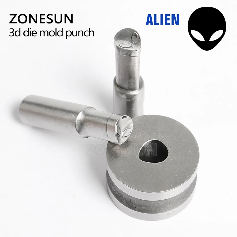 ZONESUN 1 set of custom die punching die punch tool milk tablet die sugar pills die mold stamp TDP5/1.5 pressing tool die ratten