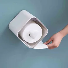 Главная всасывания бумажная чашка ПОЛОТЕНЦЕДЕРЖАТЕЛЬ для ванной комнаты коробка ткани пробивание лоток водостойкий держатель туалетной бумаги инструмент@ Q