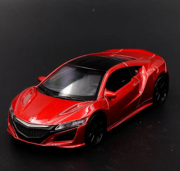 Высокая симуляция Honda NSX supercars, модели автомобилей из 1:36 сплава, металлические diecasts, 2 открытые двери, игрушечные транспортные средства