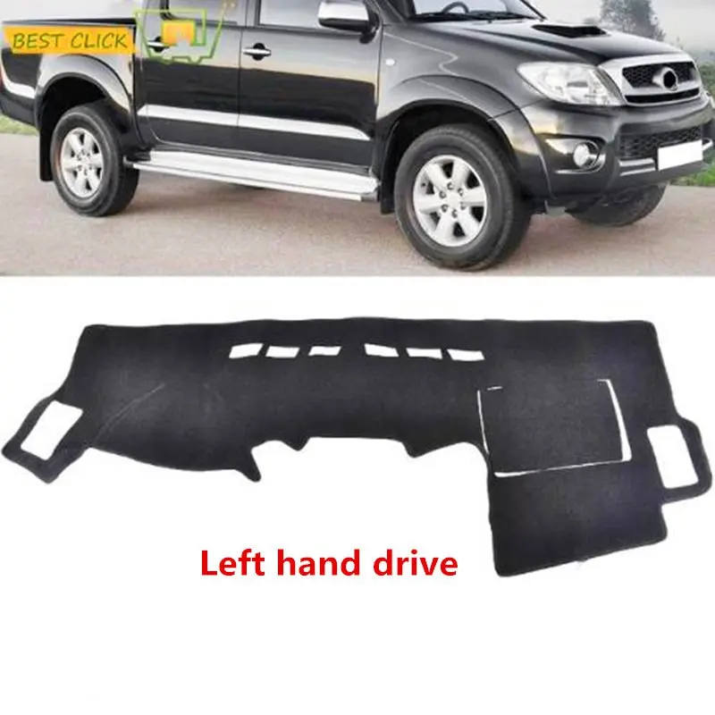 Для Toyota Hilux SW4 Fortuner 2005 2015 для левого вождения 1 шт. коврики приборной панели