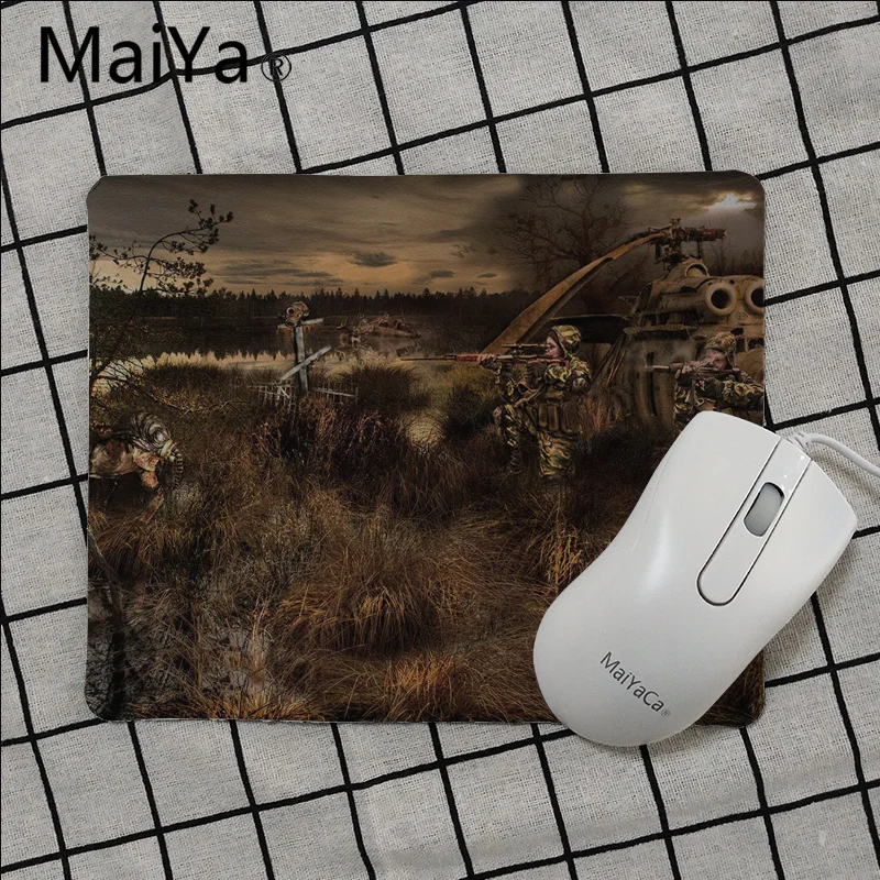 No Lock Edge25x29cm Maiya высокое качество Stalker игра противоскользящие прочные силиконовые компьютерные коврики Гладкий коврик для письма настольные компьютеры мат игровой коврик для мыши - Цвет: No Lock Edge25x29cm