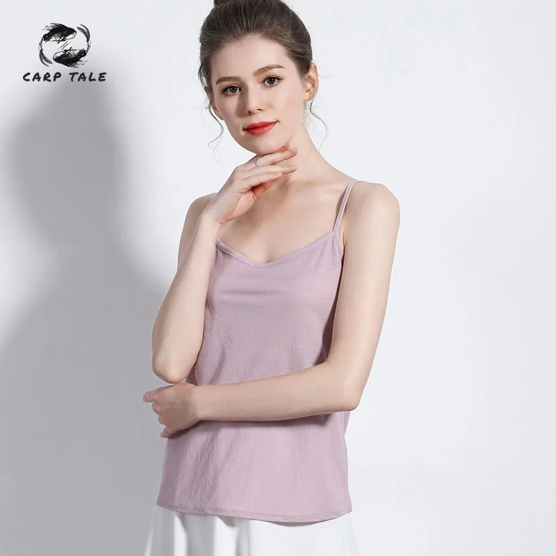 

Sexy Knit Tops Summer Vest Women's Large Size Camisole Tops Sleeveless Round Collar Slim Shirt Women's T-Shirt Vest Casual Sling