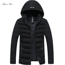 Куртка мужская Толстая Теплая Повседневная парка с капюшоном Размер XL-5XL брендовая одежда Мужская s Уличная Осенняя мода мужские пальто C1571