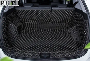 

High quality! Full set car trunk mats for Hyundai Creta 2020 waterproof boot carpets cargo liner mats for Creta 2019-2015