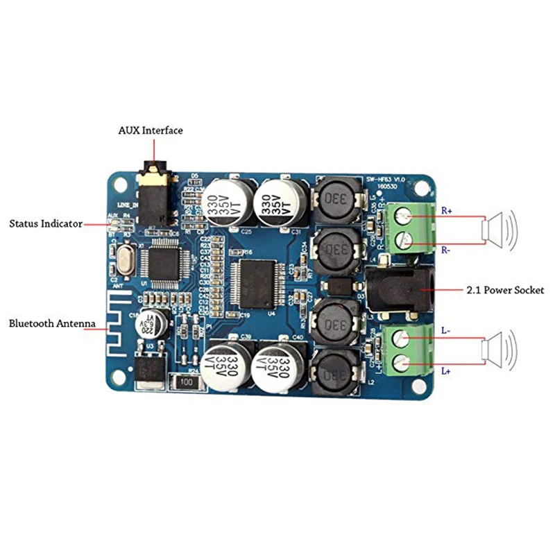 tda7492p 25w 25w bluetooth amplifier board (6)