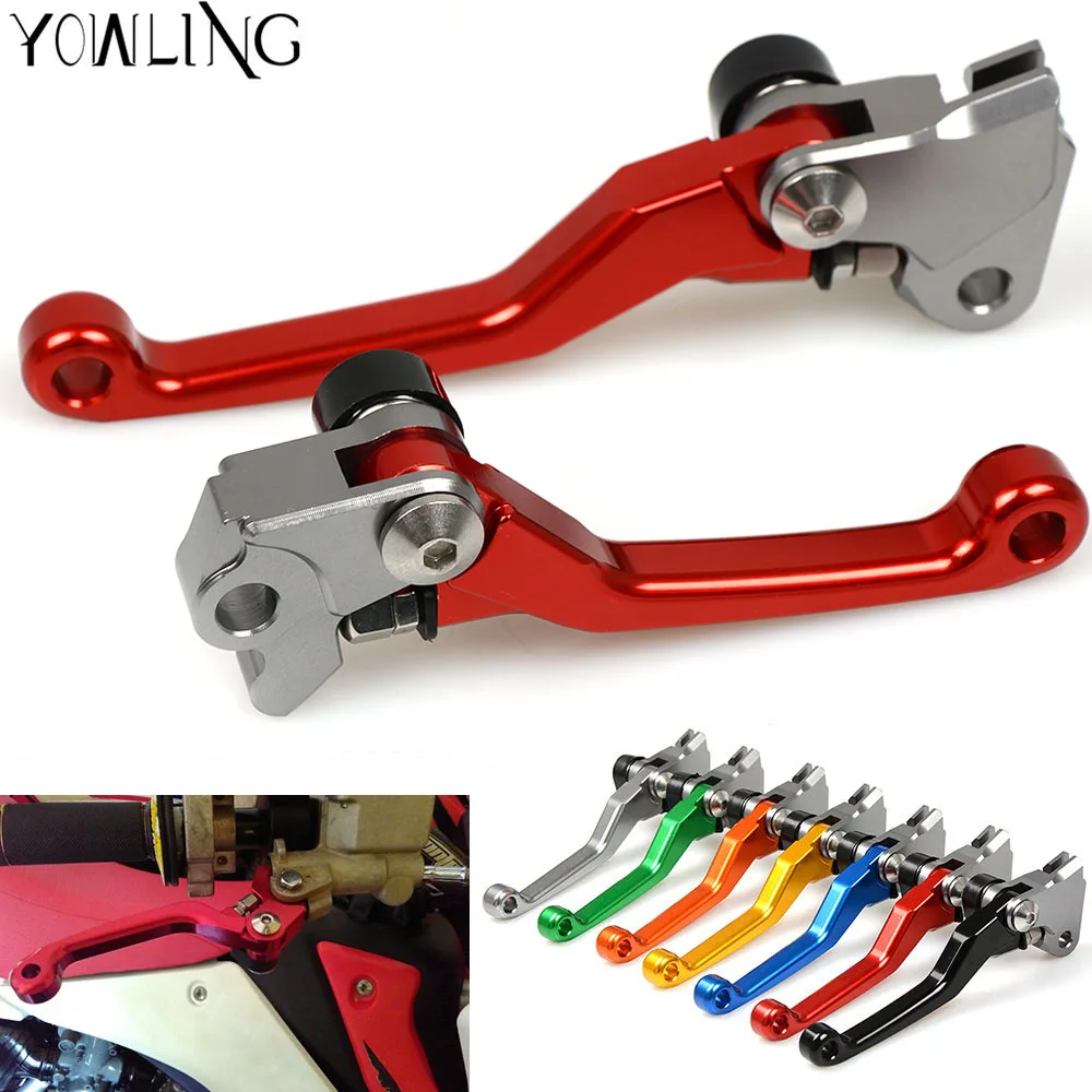 

For HONDA CRF 250R CRF 450 R 2007 2008 2009 2010 2011 2012 2013 2014 2015 2016 Motocross dirt bike CNC Pivot Brake Clutch Levers