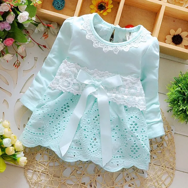 Baby Girls Short-sleeved Dress For Baby Girl 3