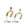 2022 new A pair 5mm 14k gold filled Cord Clasps for Bracelet 14k gold filled End Clasps Necklace Connectors for Jewelry Making ► Photo 3/6