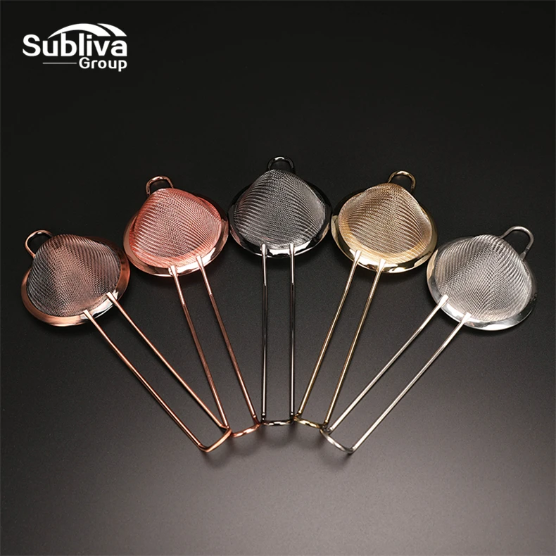 304 Stainless Steel Fine Mesh Strainer Cocktail Strainer Great For