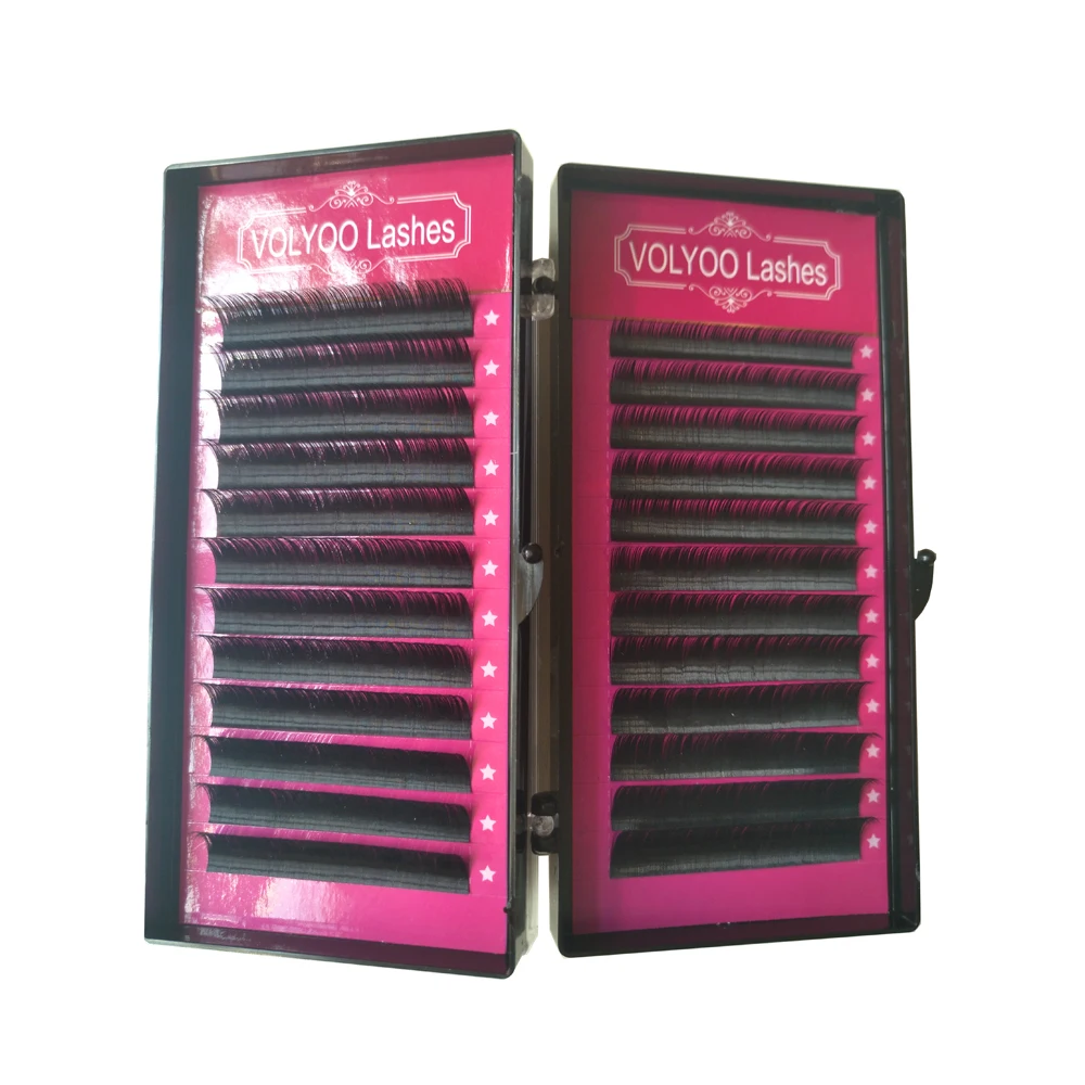 VOLYOO 1 коробка шелковые C/D гибкие 3D Искусственные ресницы|eye lashes|false eye lashesindividual