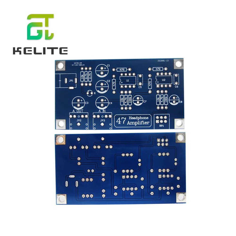 HAILANGNIAO HAILANGNIAO New Arrival 1 Pcs Portable Headphone Amplifier Board AMP Module Kits For Classic 47 DIY with Case High