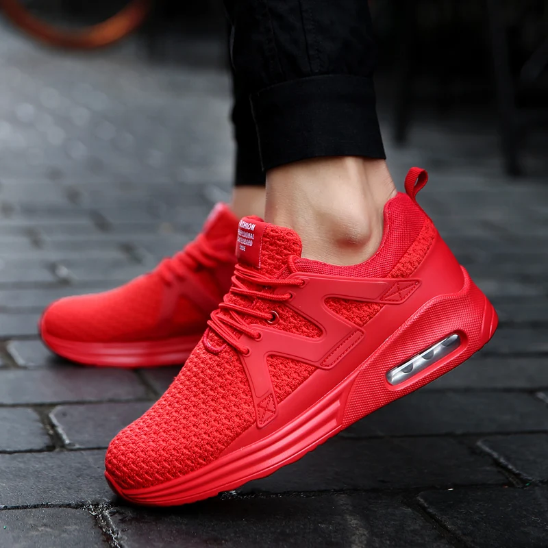 

Big Size 46 Fall New Fashion Men Shoes Casual Shoes Summer High-quality Increase Air Cushion Sweat Absorption White Men Shoes