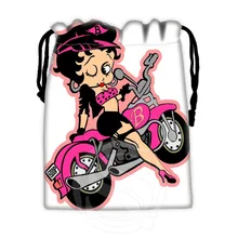 H-P661 на заказ Betty Boop#17 drawstring Сумки для мобильного телефона планшета ПК упаковка подарок Bags18X22cm SQ00806# H0661