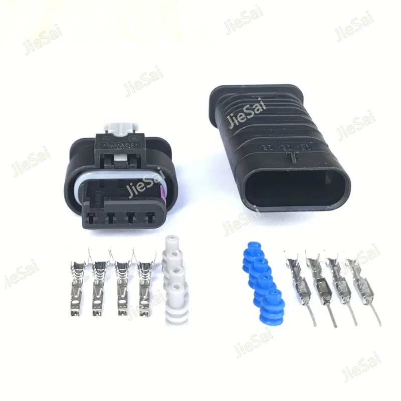 

1-1718656-1 1718657-1 Tyco AMP TE AMP 4 Pin Female Male 1718657-1 Waterproof Auto Cable Connector For Benz Hirschmann