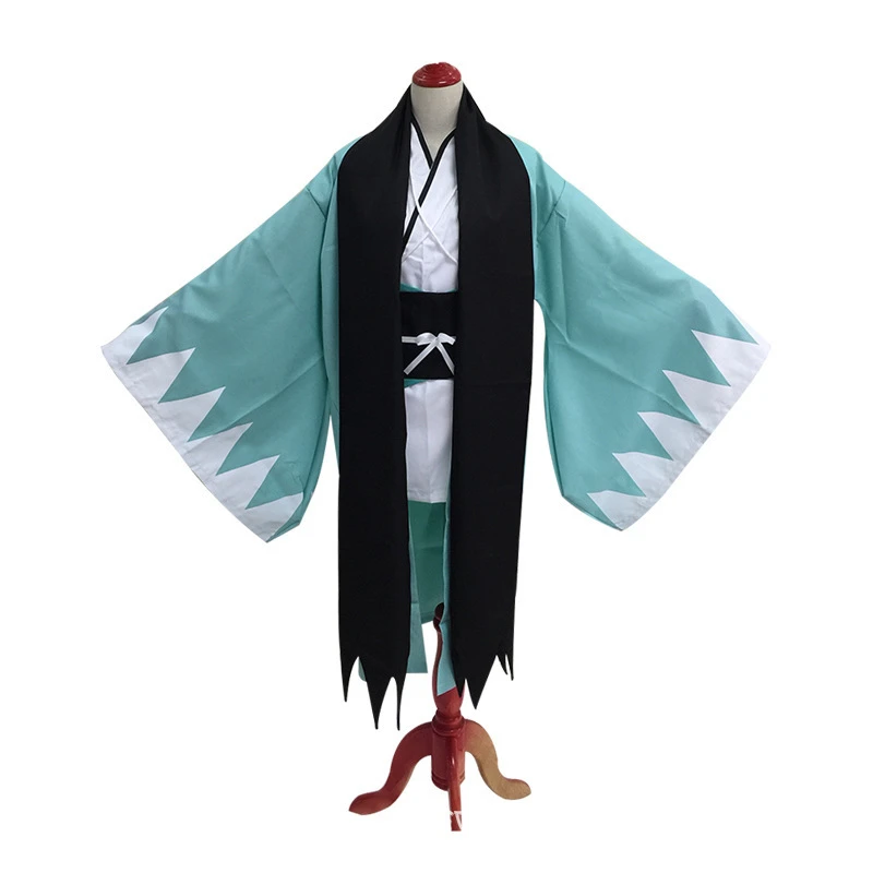 Fate Grand Order Saber Okita Souji синий кимоно тканевый костюм для косплея|Костюмы аниме| |