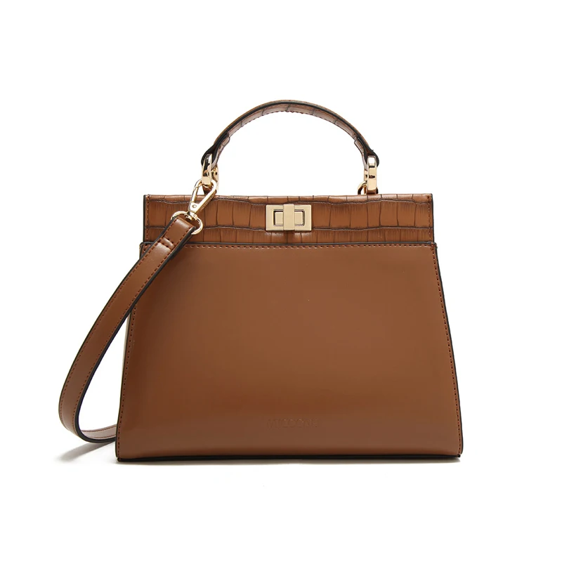 

MICOCAH Fashion Alligator Pattern Women Tote Bags Two Main Compartment Crossbody Bag For Ladies Brand Handbags MSD205