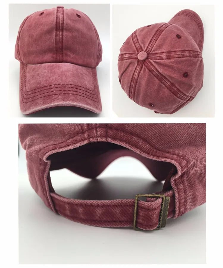 baseball cap women cap men snapback hip hop cap dad hat cap strapback  Unisex Cotton Cap Adjustable Plain Hat (13)