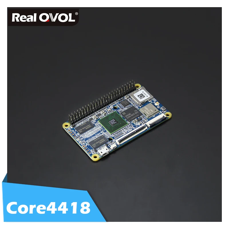 

RealQvol FriendlyELEC Core4418 S5P4418 Quad Core A9 Industrial Control, Monitoring Systems, Portable Devices, Robots, IoT
