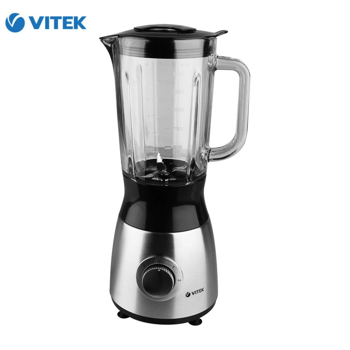 Блендер стационарный VITEK VT-1474(ST) (800 Вт, 2 скорости, чаша 1,5 л, черный)