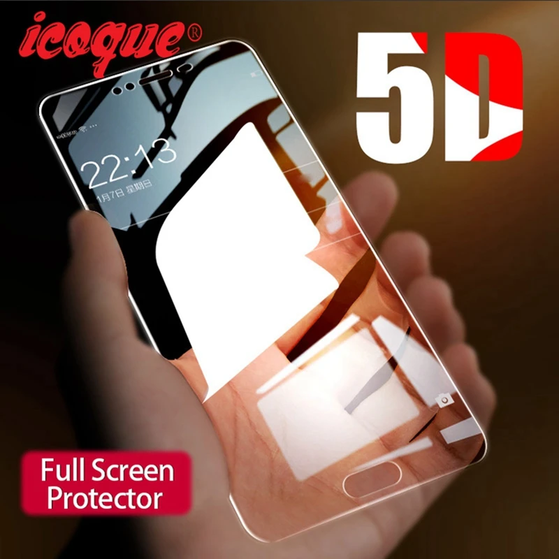 5D изогнутое стекло для One plus 6 6t Oneplus 5t 5 Полное покрытие Oneplus6t Защита экрана