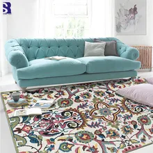 SunnyRain 1-piece короткий плюшевый ковер для гостиной коврики для спальни сопротивление скольжению