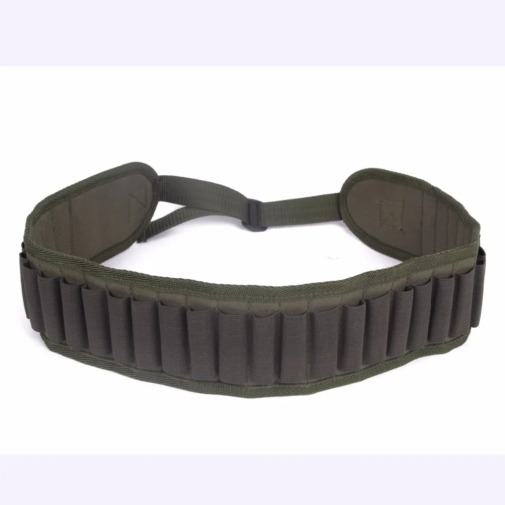 Outdoor Sports military green and camouflage tactical hunting belt 30 holes hunting belt hunting
