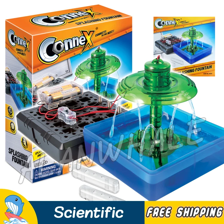 

Creative Experiments Splashing Fountain Water Physics Science Set Scientific Kits DIY Model Building Early Education Brain Toys