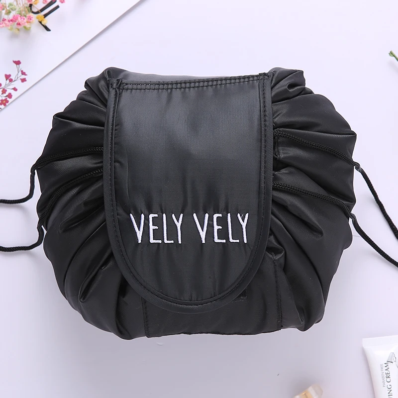 Cosmetic Bag Portable Travel Makeup Korea Fashion Drawstring Bulk Storage Dual Magic Artist Wash String | Багаж и сумки
