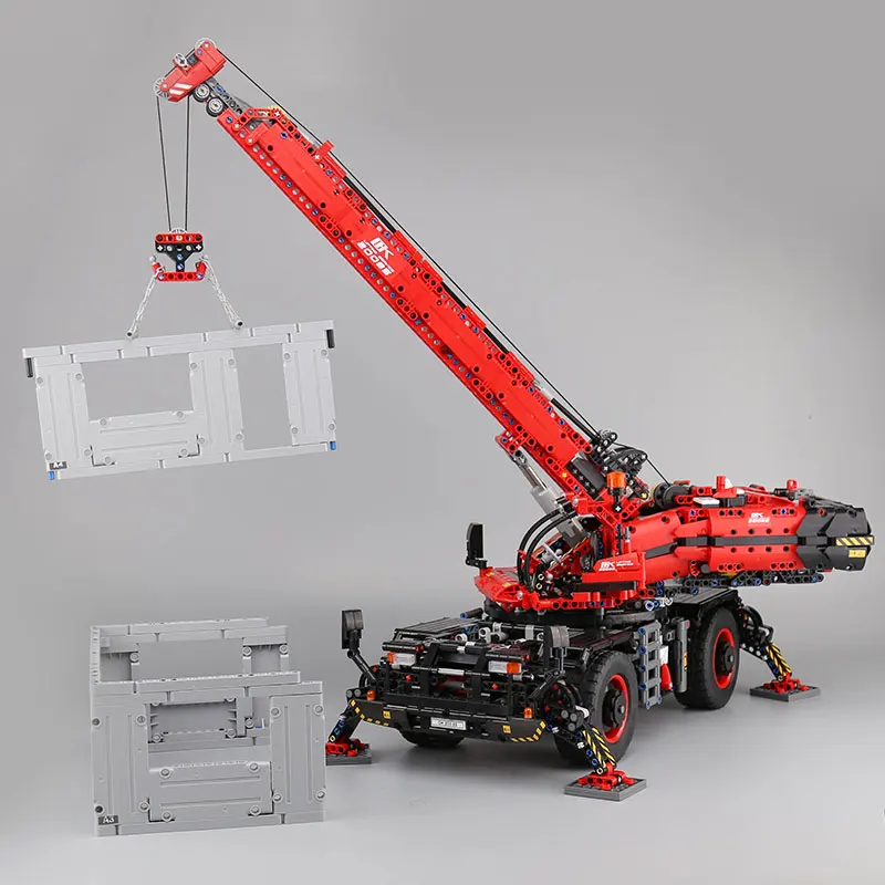 

Lepin 20085 Technic Toys Car Model The Legoing 42082 Rough Terrain Crane Set Buidling Blocks Bricks Kids Toys Christmas Gifts
