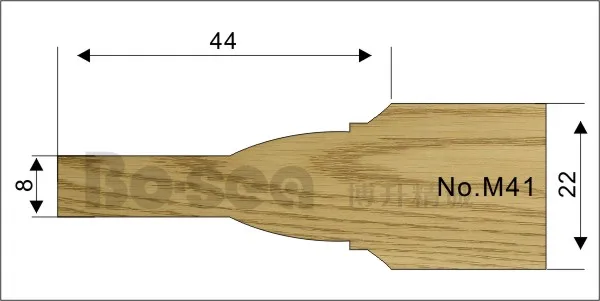 2 шт./компл. двери Панель повышение режущая головка формирователь резак профиль резак для деревообработки - Длина режущей кромки: M41