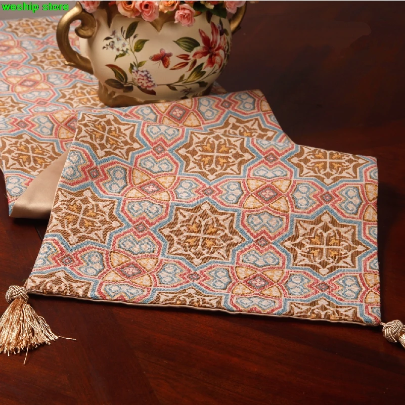 High-end fashion Modern geometry of French fashion Table flag Table flag The bar of the flag cover