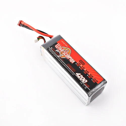 1 шт. Wild Scorpion RC Lipo батарея 22,2 в 4200 мАч 35c AKKU для RC Дрон Квадрокоптер вертолет автомобиль самолет