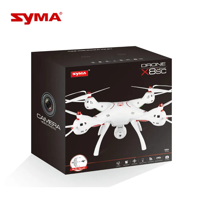 Популярные продажи Syma X8SW Квадрокоптер Радиоуправляемый вертолет Drone FPV системы 720
