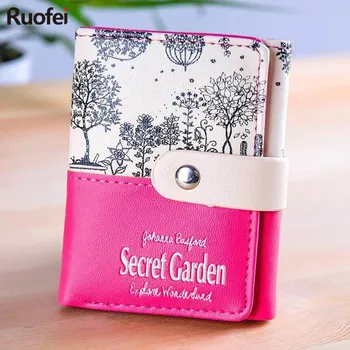 

2019 Fashion women Wallets PU Leather Card Holder short Lady Wallet Purse Clutch Hasp Wallet Phone Pocket Purse Wallet Carteira