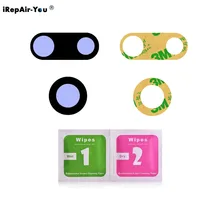 Объектив задней камеры с наклейкой для iPhone 11 Pro Max X XR XS Max 8 7 6s 6 plus сапфировое стекло