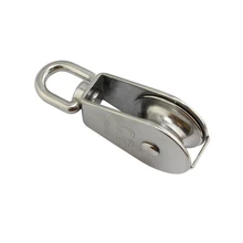 Высокого качества из нержавеющей стали сверхмощный стальной Одноколесный поворотный подъемный шкив троса блок